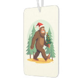 Bigfoot Christmas Tree Santa Hat (1) Autolufterfrischer (Links)