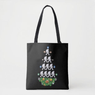 Bigfoot Christmas Tree Sasquatch Santa Lovely Tasche