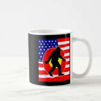 Bigfoot Colorado Amerikanische Flagge Sasquatch Pa Kaffeetasse