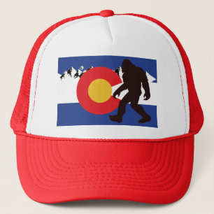 Bigfoot-Colorado-Flagge Truckerkappe