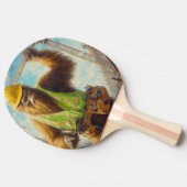 Bigfoot Construction Worker Tischtennis Schläger (Seitenansicht)