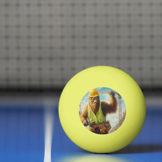 Bigfoot Construction Worker Tischtennisball (Netto)