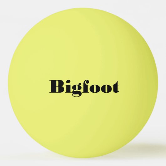 Bigfoot Construction Worker Tischtennisball (Rückseite)