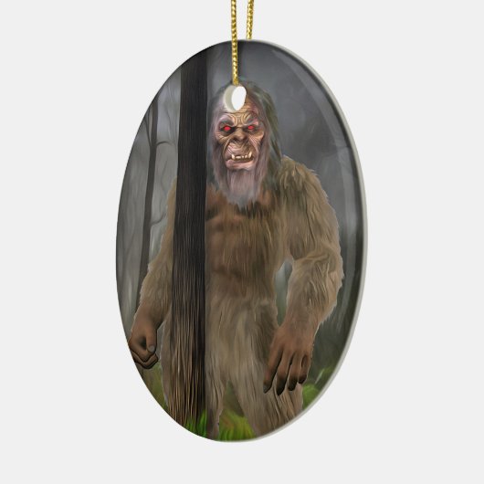 Bigfoot (Creeptid) Keramik Ornament (Links)