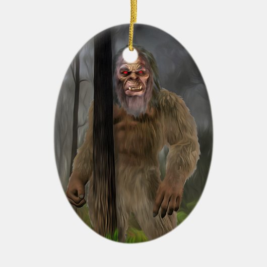 Bigfoot (Creeptid) Keramik Ornament (Vorne)