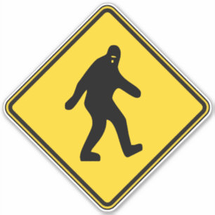 Bigfoot Crossing Aufkleber