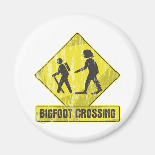 Bigfoot Crossing Magnet