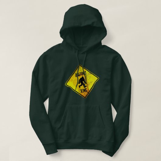 Bigfoot Crossing Sign Hoodie (Design vorne)