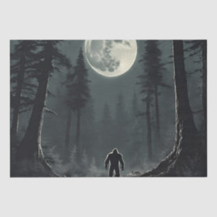 Bigfoot Cryptid Decoupage Seidenpapier