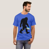 Bigfoot Curling Cryptid Sweeper Sasquatch Curler T-Shirt (Vorne ganz)