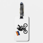 Bigfoot Cycling Arizona Flag Gepäckanhänger (Rückseite vertikal)