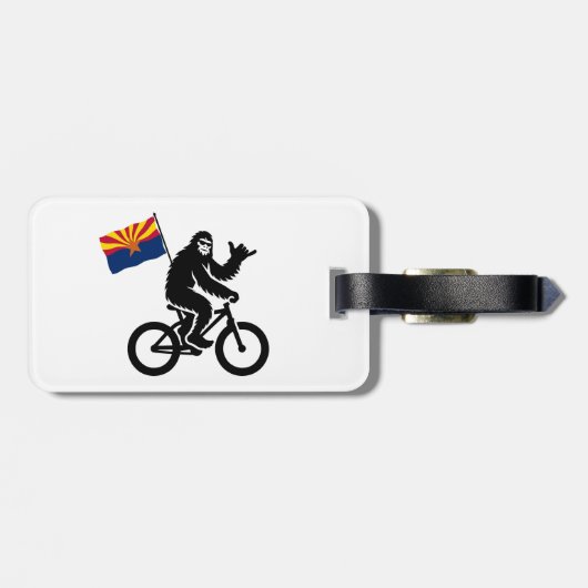 Bigfoot Cycling Arizona Flag Gepäckanhänger (Rückseite horizontal)