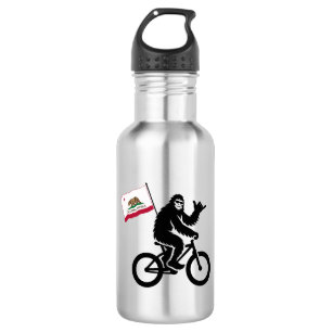 Bigfoot Cycling California Flag Edelstahlflasche