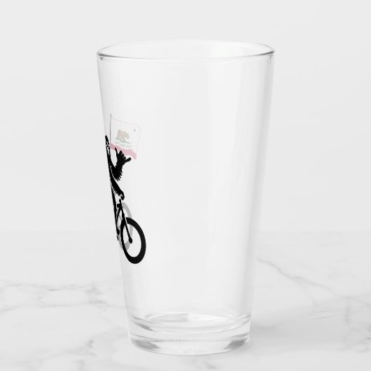 Bigfoot Cycling California Flag Glas (Links)