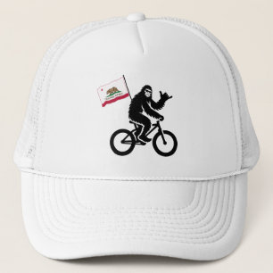 Bigfoot Cycling California Flag Truckerkappe