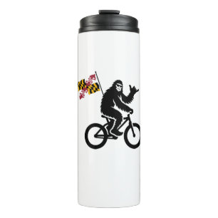 Bigfoot Cycling Maryland Flag Thermosbecher