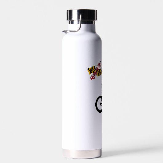 Bigfoot Cycling Maryland Flag Trinkflasche (Rechts)
