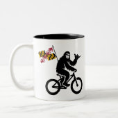 Bigfoot Cycling Maryland Flag Zweifarbige Tasse (Links)