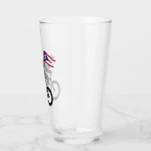 Bigfoot Cycling Ohio Flag Glas (Links)