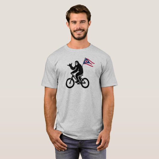 Bigfoot Cycling Ohio Flag T-Shirt (Vorne ganz)