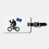 Bigfoot Cycling Oregon Flag Gepäckanhänger (Vorderseite horizontal)