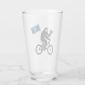 Bigfoot Cycling Oregon Flag Glas (Rückseite)