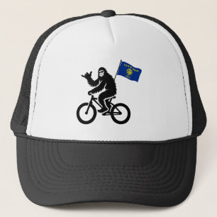Bigfoot Cycling Oregon Flag Truckerkappe