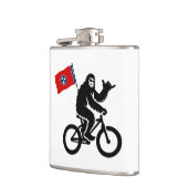 Bigfoot Cycling Tennessee Flag Flachmann (Links)