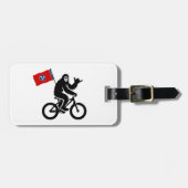 Bigfoot Cycling Tennessee Flag Gepäckanhänger (Vorderseite horizontal)