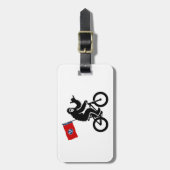 Bigfoot Cycling Tennessee Flag Gepäckanhänger (Vorderseite vertikal)