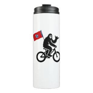 Bigfoot Cycling Tennessee Flag Thermosbecher
