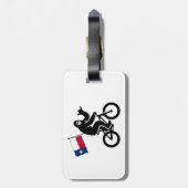 Bigfoot Cycling Texas Flag Gepäckanhänger (Rückseite vertikal)