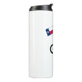 Bigfoot Cycling Texas Flag Thermosbecher (Nach links gedreht)