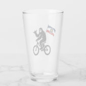 Bigfoot Cycling Utah Flag Glas (Rückseite)