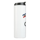 Bigfoot Cycling Utah Flag Thermosbecher (Nach links gedreht)