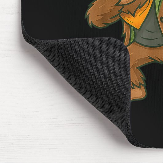 Bigfoot Dab Sasquatch Streetwear Funny Men Women K Mousepad (Ecke)