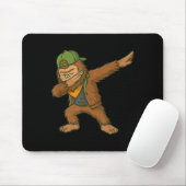 Bigfoot Dab Sasquatch Streetwear Funny Men Women K Mousepad (Mit Mouse)