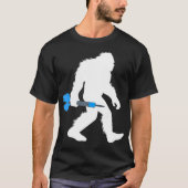 Bigfoot Darts Player Dartsmith Sasquatch Dartist T-Shirt (Vorderseite)