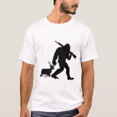Bigfoot Deer Jagd Sasquatch Vater Männer T-Shirt (Vorderseite)