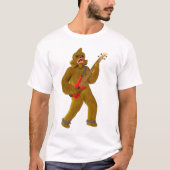 Bigfoot, der Baß spielt T-Shirt (Vorderseite)