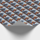 Bigfoot der Hot Shot Fireman Geschenkpapier (Ecke)