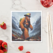 Bigfoot der Hot Shot Fireman Serviette (Beispiel)