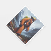 Bigfoot der Hot Shot Fireman Serviette (Ecke)