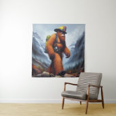 Bigfoot der Hot Shot Fireman Wandteppich (Beispiel)