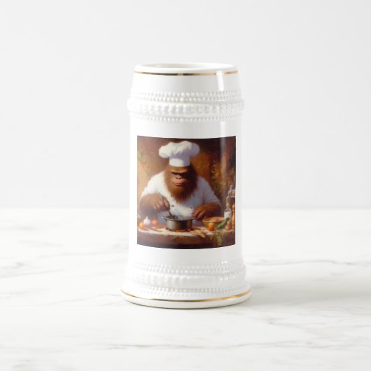 Bigfoot der Koch Bierglas (Mittel)