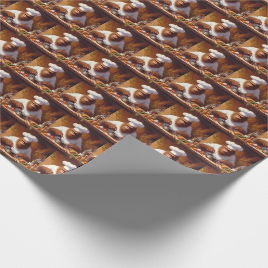 Bigfoot der Koch Geschenkpapier (Ecke)