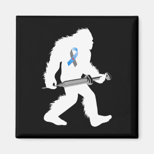 Bigfoot Diabetic Awareness Sasquatch Typ 1 Diabet Magnet