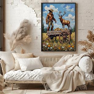 Bigfoot Dilemma: Der Elch und das Wagon Poster