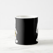 Bigfoot Disk Golf Player oder Frisbee Playing Yeti Kaffeetasse (Mittel)