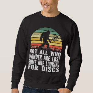 Bigfoot Disk Golf Sasquatch Yeti Frisbee Golf Ulti Sweatshirt